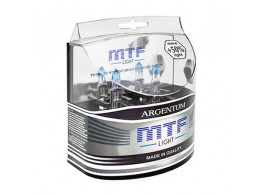 Комплект ламп MTF H1 12V 55W Argentum +50% (2шт.)